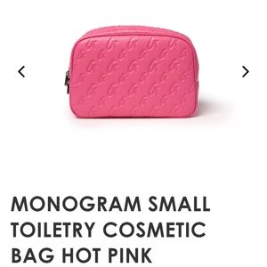 Small Hot Pink Glamaholic Cosmetic Case